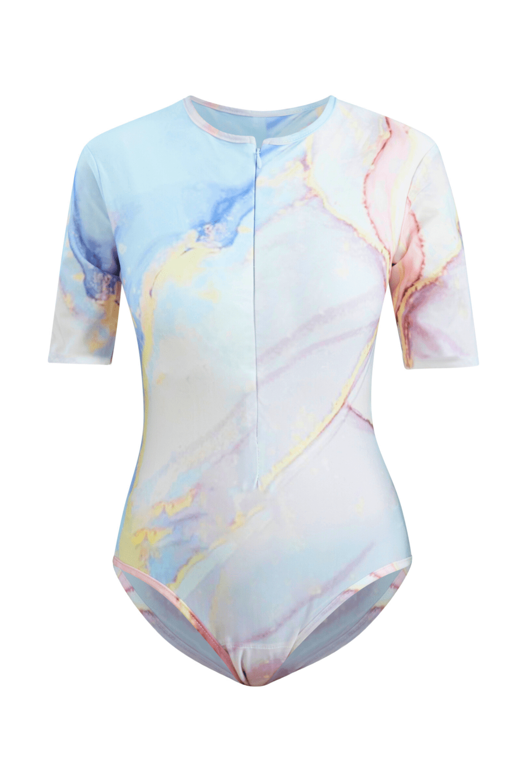 Marble love-Short Sleeves Top